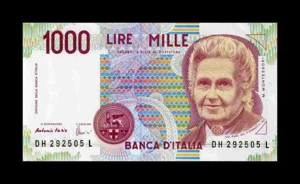 La mille lire è indiscutibilmente l'emissione "simbolo" dell'ultima p