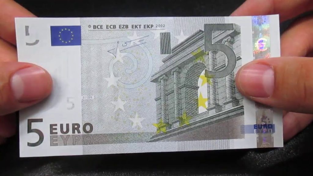 5 euro banconota