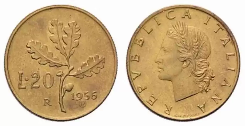 20-lire quercia 1974